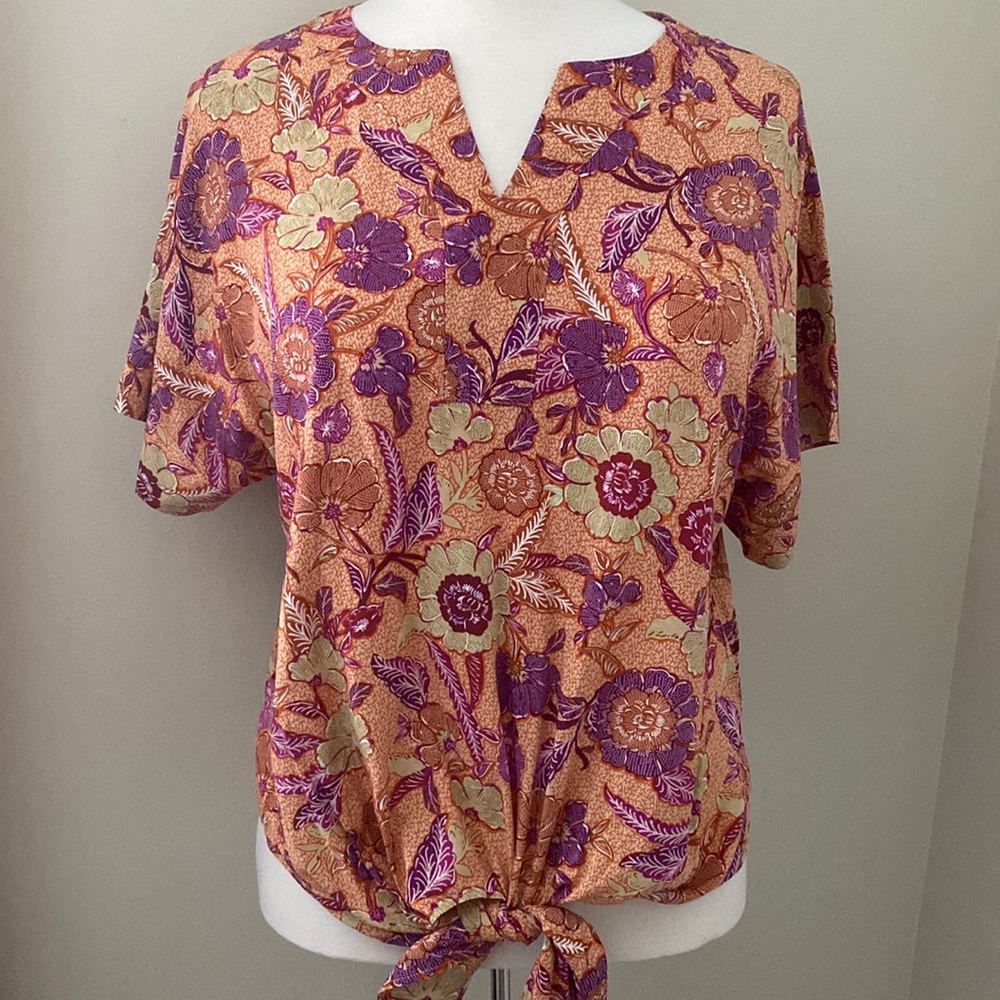 Marc New York NWOT v-neck tie bottom tunic :: Macy’s